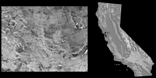 Mars i Kalifornia